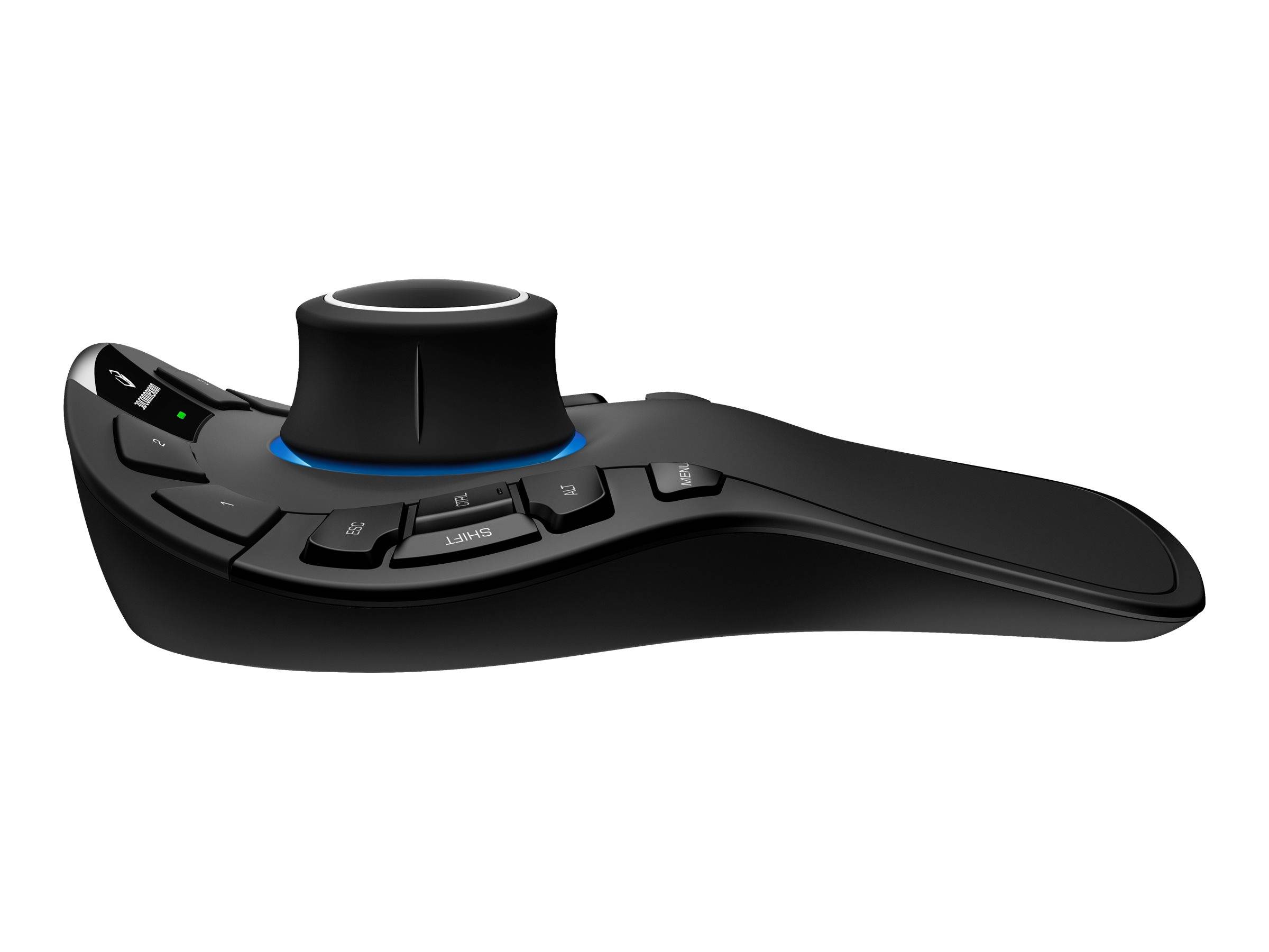 3Dconnexion SpaceMouse Pro Wireless - Bluetooth Edition - 3D-Maus - ergonomisch - 15 Tasten - kabellos - 2.4 GHz, Blueto