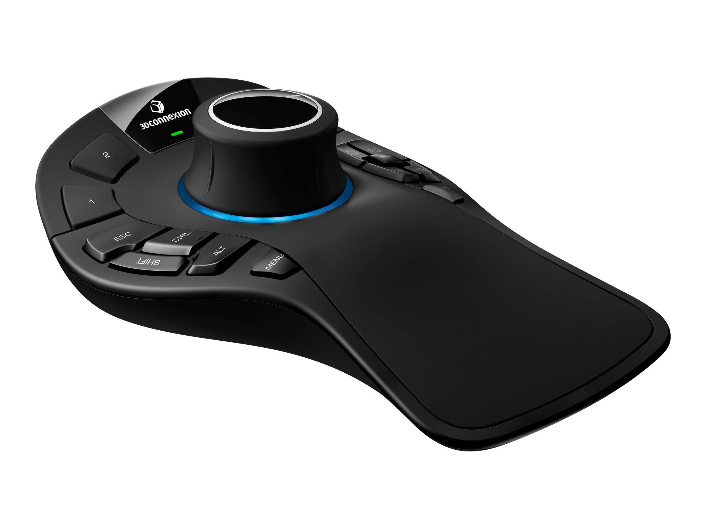 3Dconnexion SpaceMouse Pro Wireless - Bluetooth Edition - 3D-Maus - ergonomisch - 15 Tasten - kabellos - 2.4 GHz, Blueto