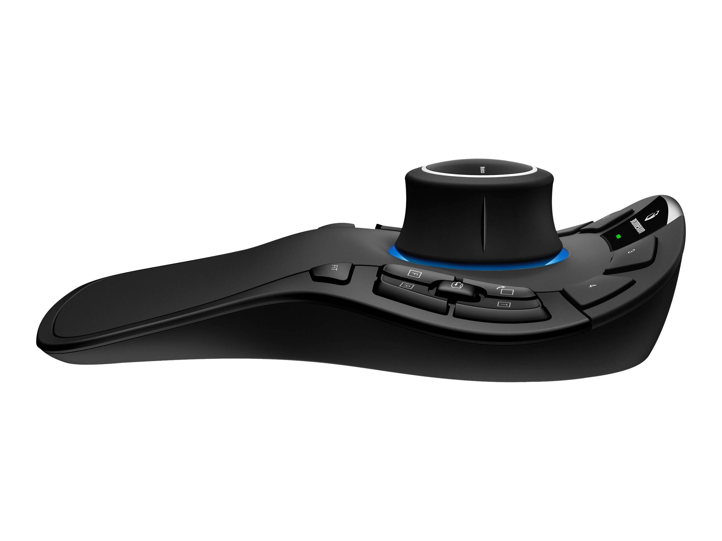 3Dconnexion SpaceMouse Pro Wireless - Bluetooth Edition - 3D-Maus - ergonomisch - 15 Tasten - kabellos - 2.4 GHz, Blueto