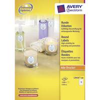 Etikett 60mm rund 1200 St./Pack. - Artikel: 129234701