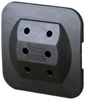 HEINRICH KOPP - Kopp 174905008, Typ C (Euro-Stecker), Typ C (Euro-Stecker), 250 V, 2,5 A, Schwarz, Weiblich