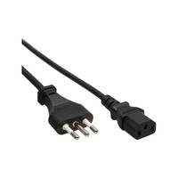 INLINE - 40er Bulk-Pack Netzstecker Italien auf Kaltgerätestecker C13 - 1,8m