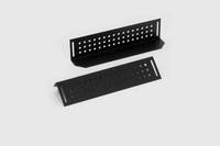 RAB-NL-X03-X1 - Winkelbefestigungsklammer für Gestell - Schwarz (Packung mit 2)