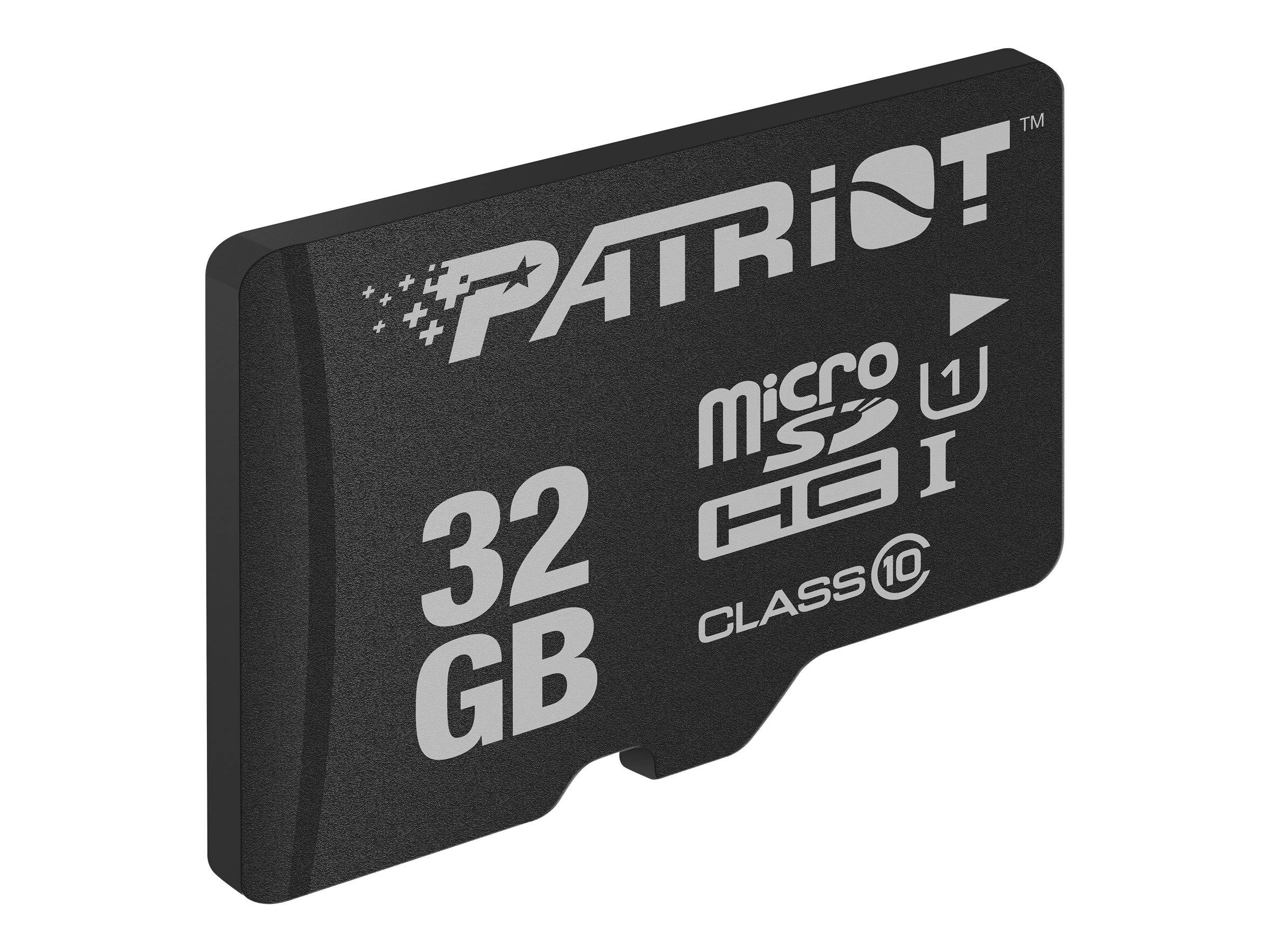 PATRIOT LX Series - Flash-Speicherkarte - 32 GB - UHS-I U1 / Class10 - microSDHC