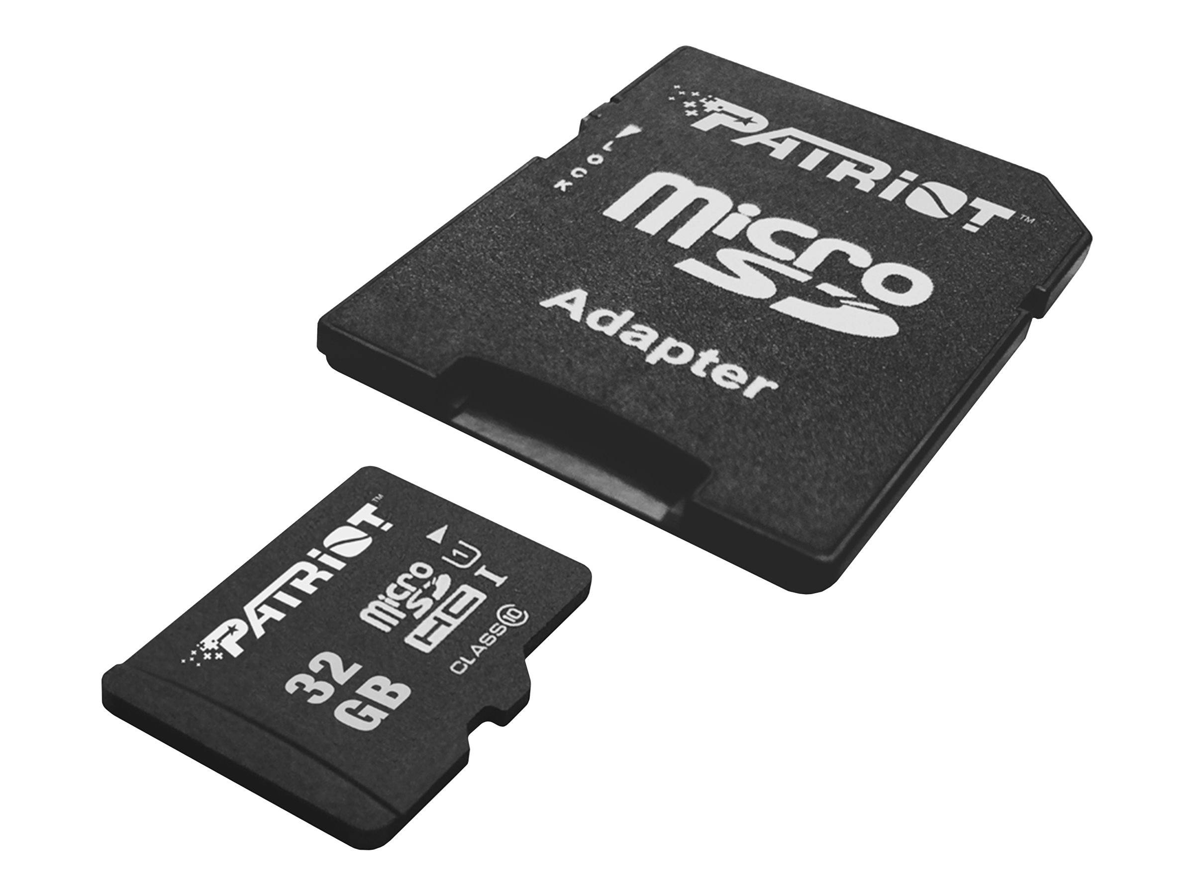 PATRIOT LX Series - Flash-Speicherkarte - 32 GB - UHS-I U1 / Class10 - microSDHC