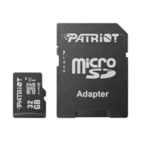 PATRIOT LX Series - Flash-Speicherkarte - 32 GB - UHS-I U1 / Class10 - microSDHC PATRIOT LX Series - Flash-Speicherkarte - 32 GB - UHS-I U1 / Class10 - microSDHC