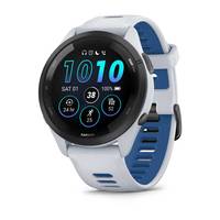 Garmin Forerunner 265 - 46 mm - Whitestone - intelligente Uhr mit Riemen - Handgelenkgröße: 135-205 mm - Anzeige 3.25 cm