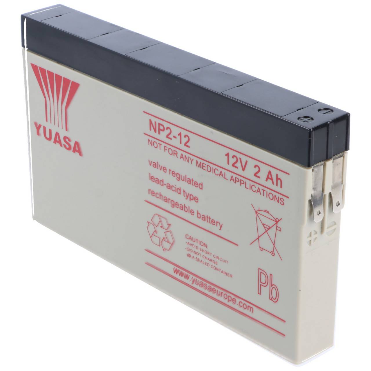 YUASA NP2-12 Akku Blei PB 12 Volt 2000mAh, nicht mehr lieferbar, dafür liefern wir einen baugleichen Akku