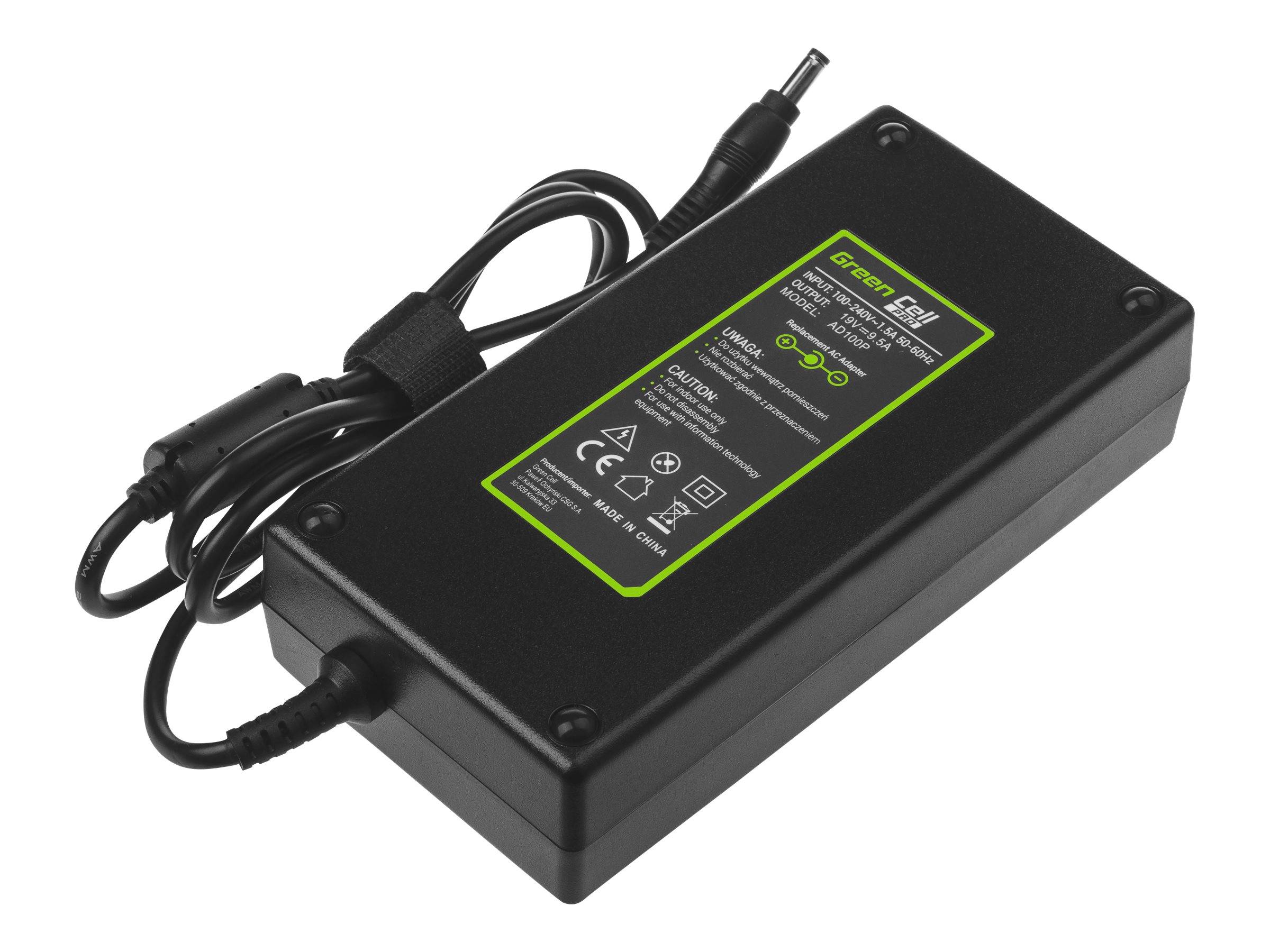 Green Cell PRO - Netzteil - AC - 180 Watt - Schwarz