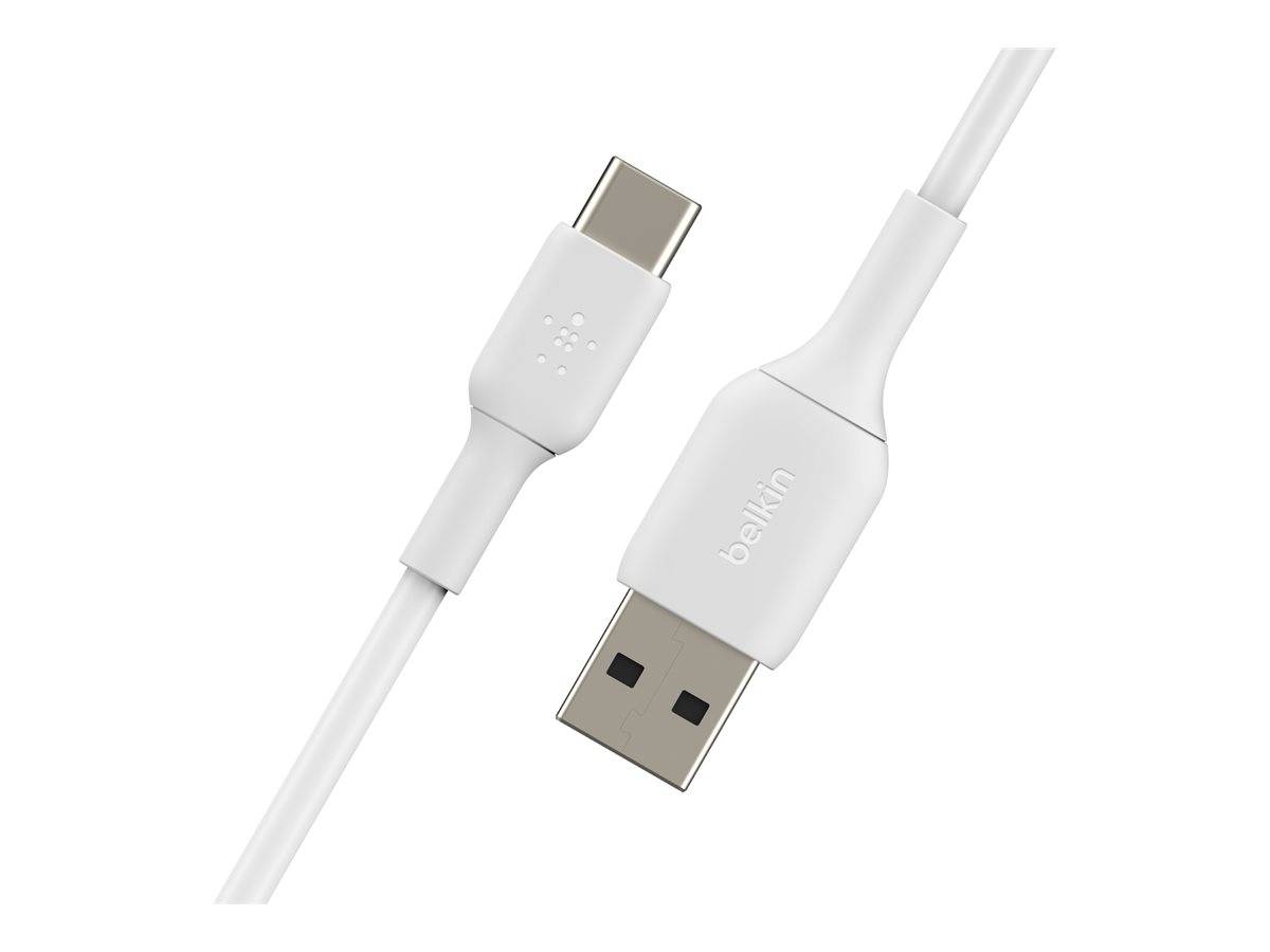Belkin BoostCharge 1 m USB-C/USB-A Kabel, weiß (2er Pack)