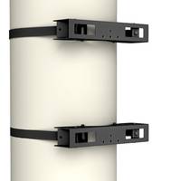 Chief Structural Column Adapter Wall Mount - Black - Landscape - Montagekomponente (Säulenadapter)