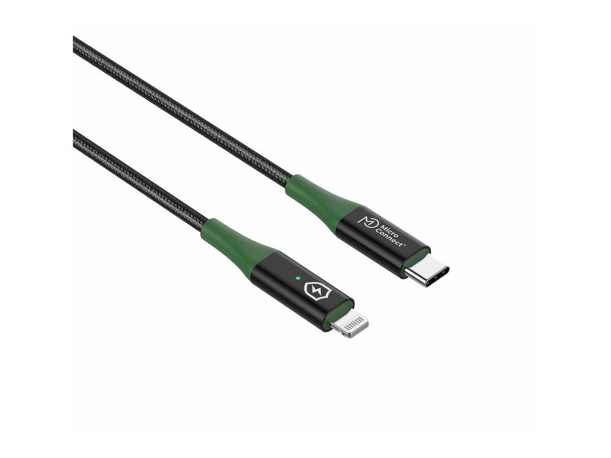 MicroConnect Lightning-Kabel - 24 pin USB-Cmännlich zu Lightning männlich - 2 m
