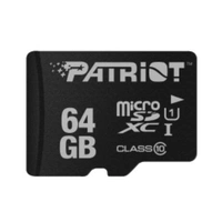 PATRIOT LX Series - Flash-Speicherkarte - 64 GB - UHS-I U1 / Class10 - microSDXC PATRIOT LX Series - Flash-Speicherkarte - 64 GB - UHS-I U1 / Class10 - microSDXC