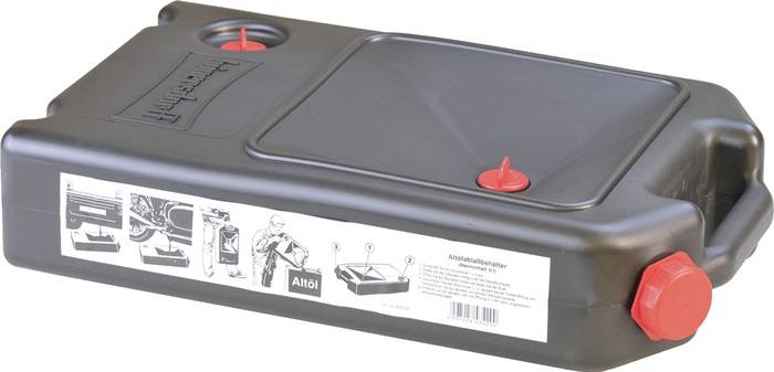 Ölwechselkanister 8l schwarz HDPE L300xB130xH500mm HÜNERSDORFF