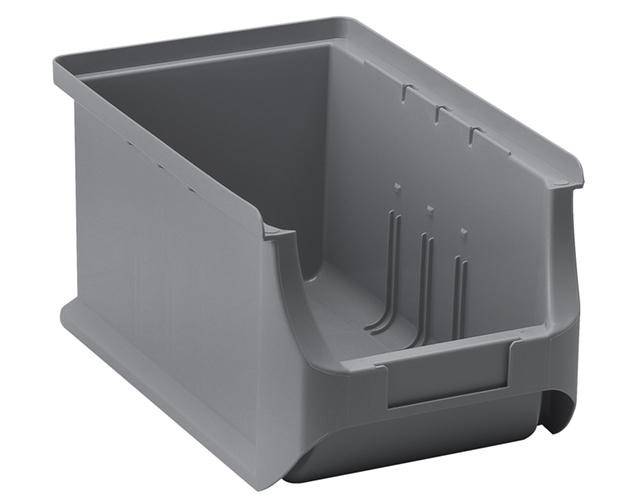 Sichtlagerkasten ProfiPlus L235xB150xH125mm PP grau stapelbar ALLIT