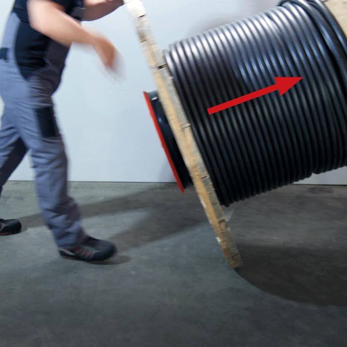 Kabelabroller XB 500 T D.500mm Trgf.800kg RUNPOTEC