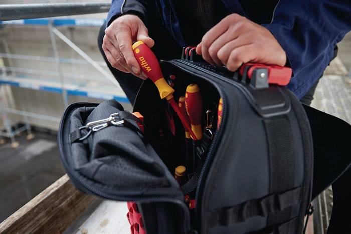 Werkzeugsortiment electric 27-tlg.im Werkzeugrucksack WIHA