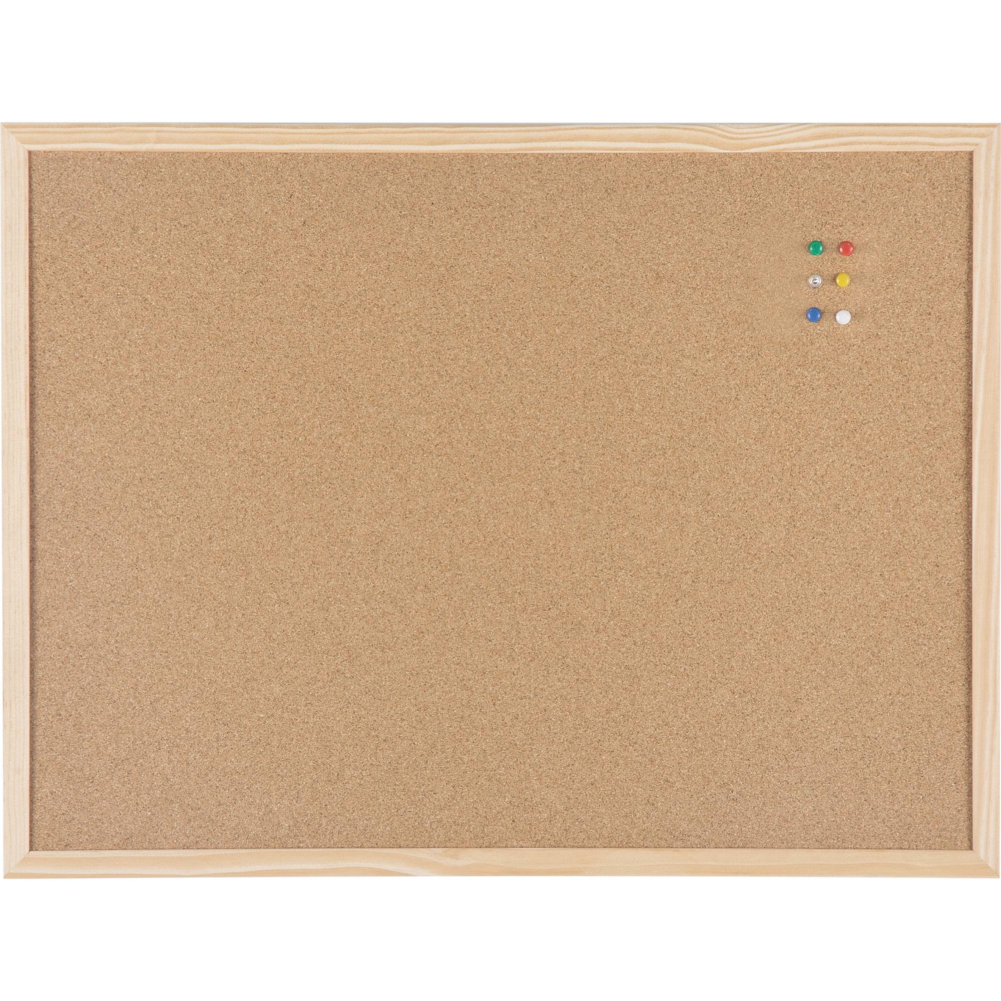 Korktafel beidseitig Holzrahmen 60x45cm