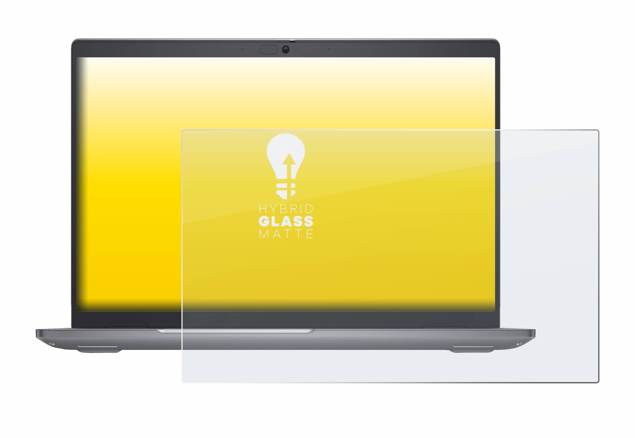 upscreen Flexible Schutz Glas Folie für Dell Latitude 5550 Laptop Schutzglas 9H Hybridglas Matt Entspiegelt