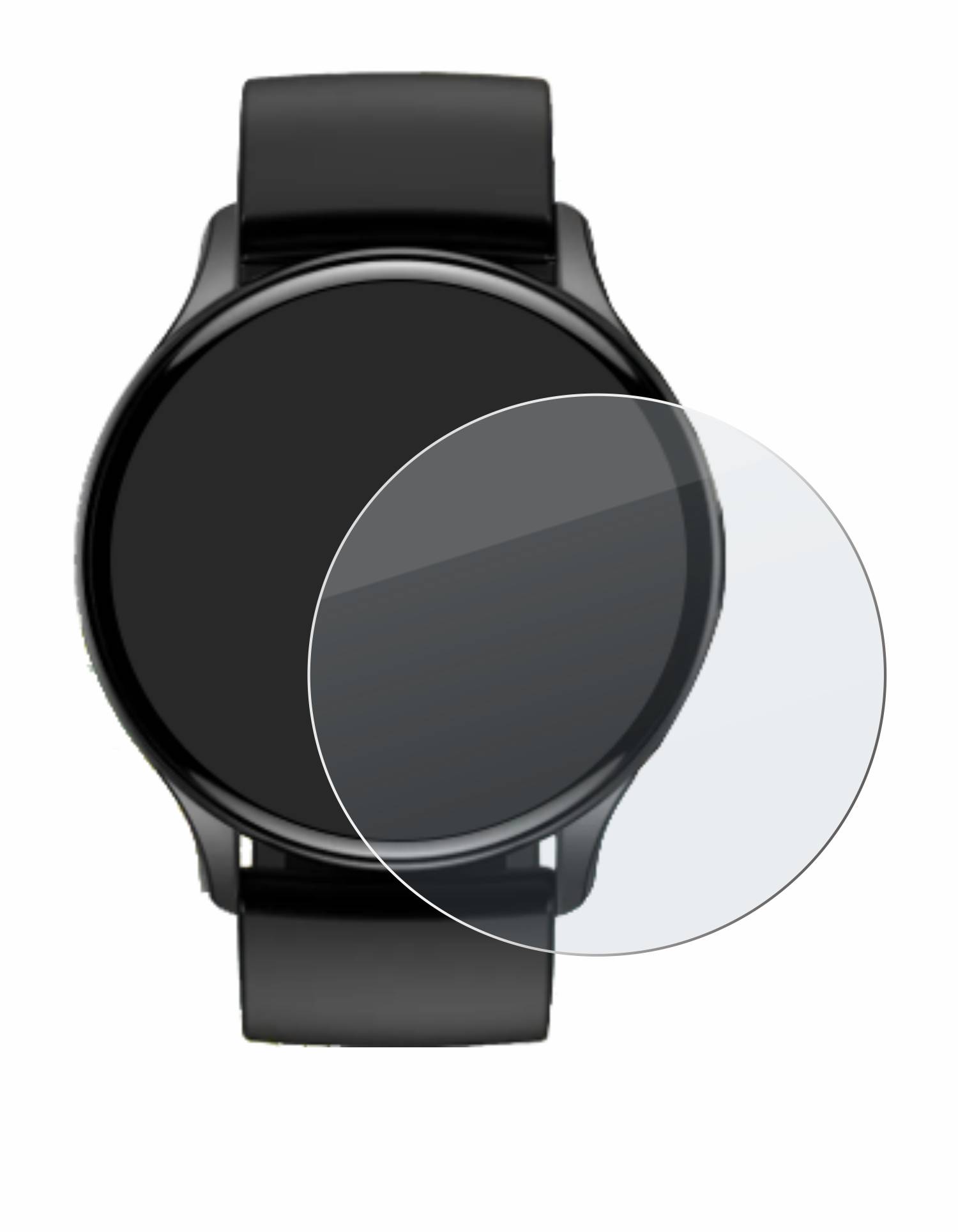 BROTECT AirGlass Flexible Schutz Glas Folie für Sross Smartwatch 1.43" Matt Entspiegelt