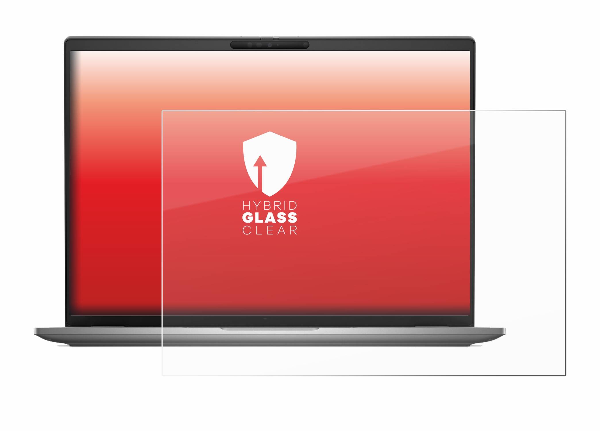 upscreen Flexible Schutz Glas Folie für Dell Latitude 7650 Laptop Schutzglas 9H Hybridglas Klar