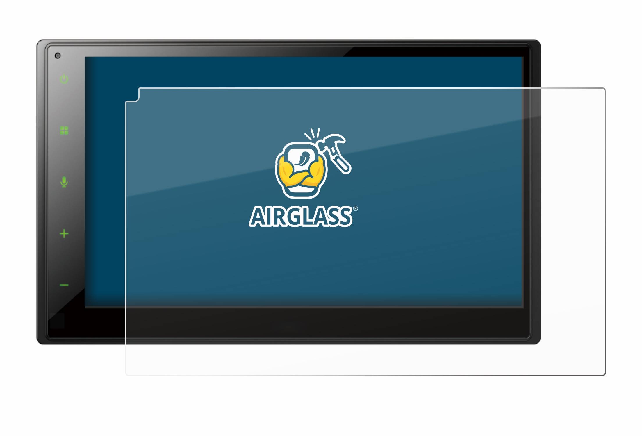 BROTECT AirGlass Flexible Schutz Glas Folie für Pioneer SPH-DA160DAB Klar Transparent