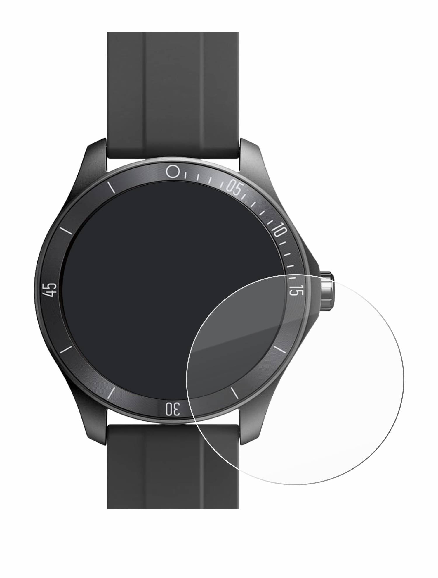 BROTECT AirGlass Flexible Schutz Glas Folie für Toobur IDW18 Klar Transparent