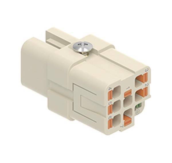 ILME Buchseneinsatz Gr.21.21 CDYF 07 7P+PE AXYR push-in Anschluss 10A 250V Industriematerial