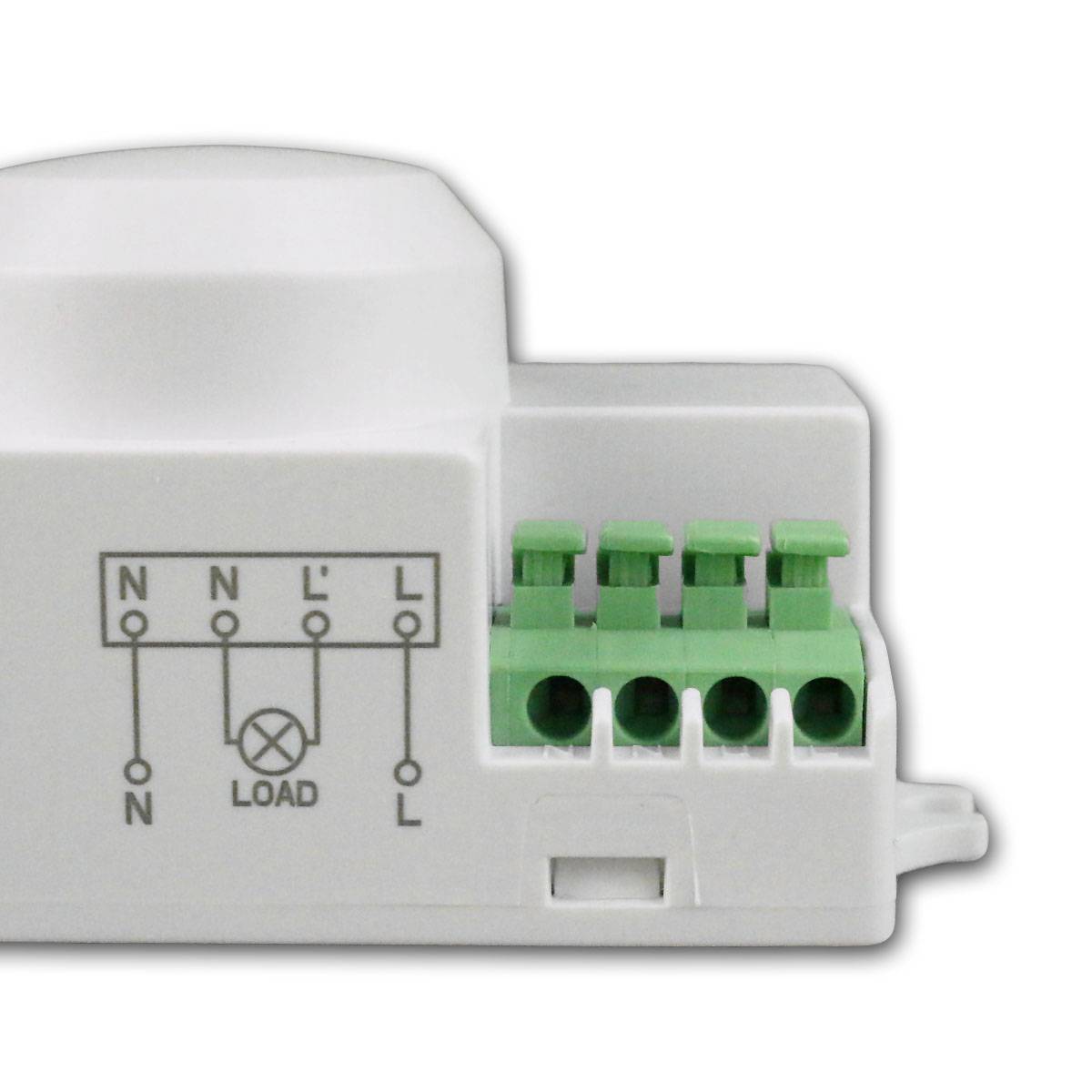 HF / Mikrowellen-Bewegungsmelder McShine "LX-701C", 360°, 230V / 1.200W, weiß, LED geeignet