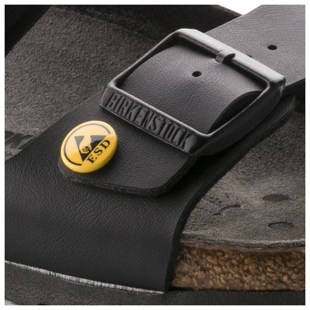 Birkenstock ESD-Sandale Milano, Größe 39, schwarz, normal