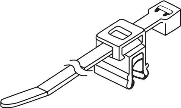 Hellermann T30REC4A-PA66HS/PA66HIRHS-BK (500) Kabelbinder 150x3,5mm 150-76090 (Inhalt 500 Stück)
