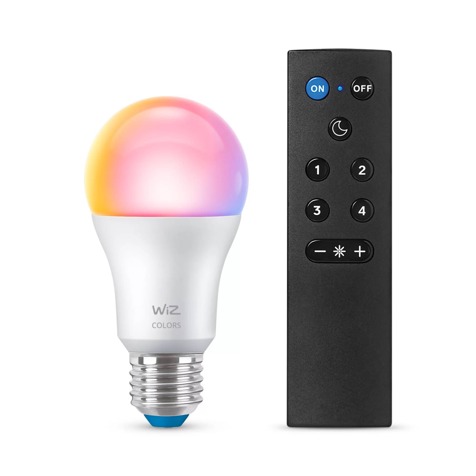Signify WiZ White & Color E27 A60 Standardform 1er+Remote Control