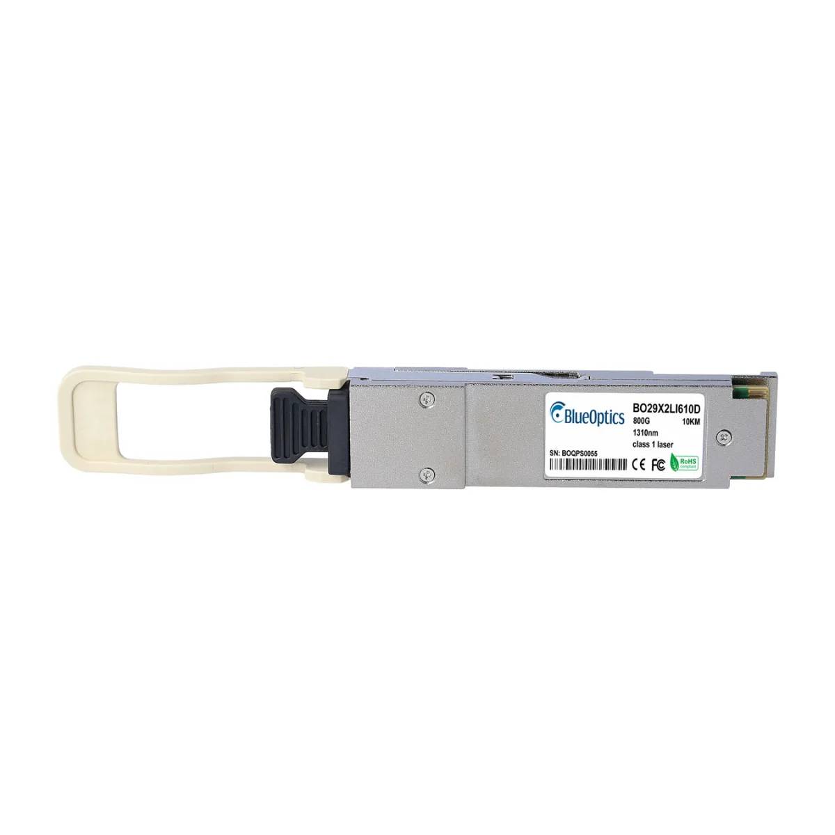 BlueOptics Alcatel-Lucent QSFP-200G-SR4-AL QSFP56 Transceiver, 200GBASE-SR4, Multimode Fiber, 850nm, 100 Meter