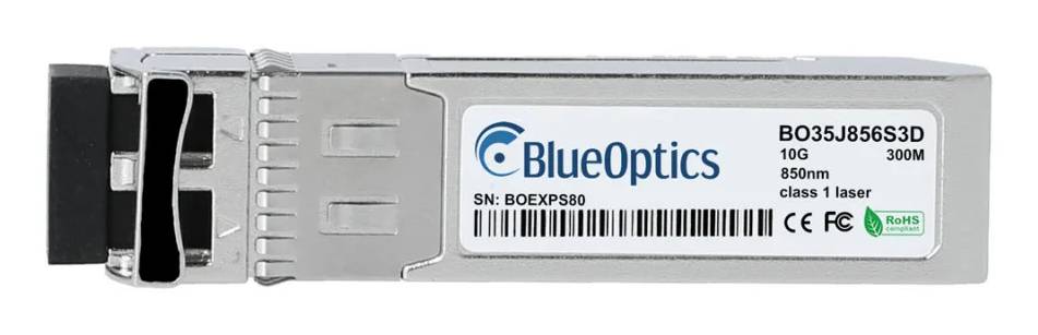 HPE Aruba JM535A BO35J856S3D SFP+ Transceiver, 10GBASE-SR, Multimode Fiber, 850n