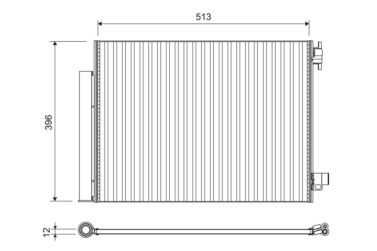 Valeo 814373 Kondensator, Klimaanlage