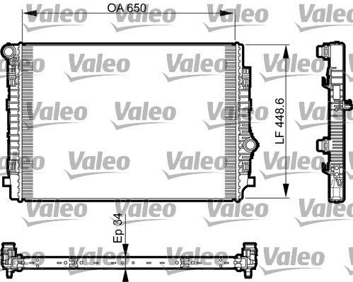 Valeo 735549 Kühler, Motorkühlung