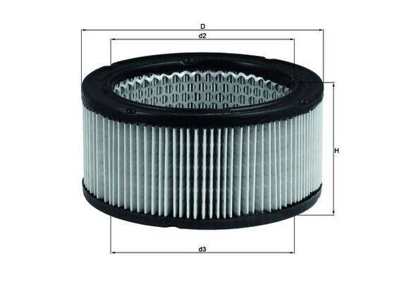 Mahle LX213 Luftfilter