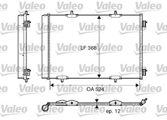 Valeo 818015 Kondensator, Klimaanlage