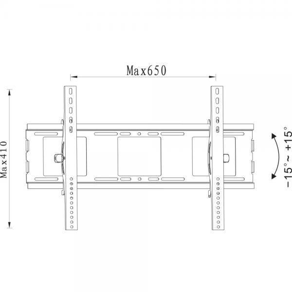 TECHLY - Wandhalterung für LED/LCD 32-70