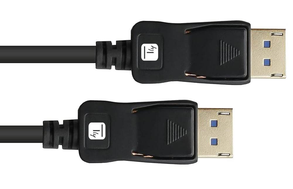 Techly Displayport 2.1 Audio/Video Kabel 4k 2m schwarz Audio/Multimedia Digital/Daten Digital/Display/Video