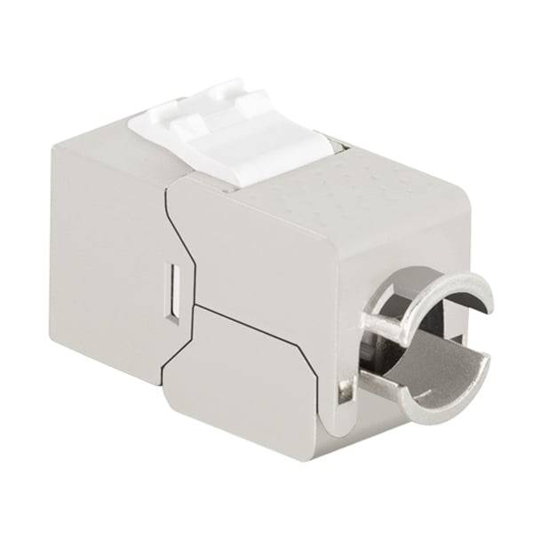 LogiLink Professional Cat.8.1 Keystone-Buchse STP AWG 22–26, werkzeuglos, nur 14,5 mm breit