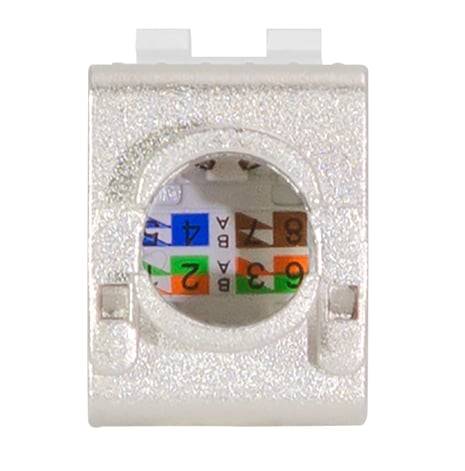 LogiLink Professional Cat.8.1 Keystone-Buchse STP AWG 22–26, werkzeuglos, nur 14,5 mm breit