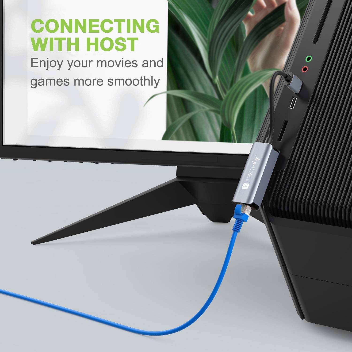 Techly Usb 3.1 Typ C auf RJ45 Adapter Idata-Usb-Etgiga-Ca - USB-Controller - WLAN