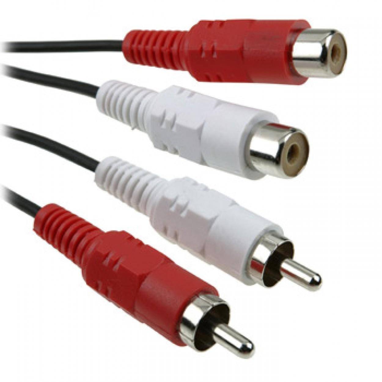 Goobay AVK 125-1000 - Video-/Audioverlängerungskabel