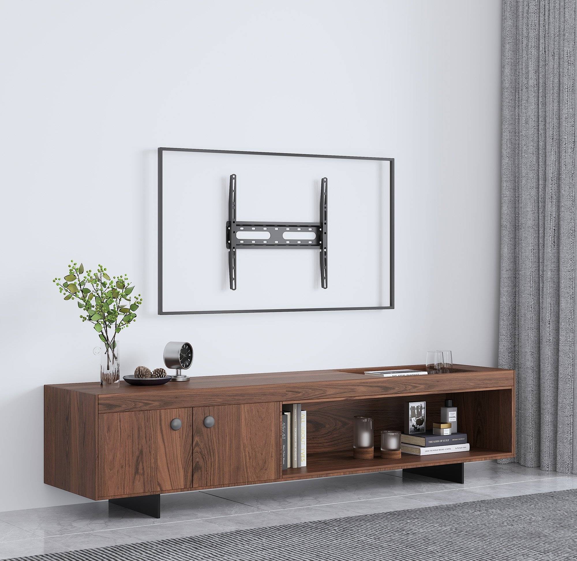 Manhattan TV & Monitor Mount, Wall, Fixed (Low Profile)