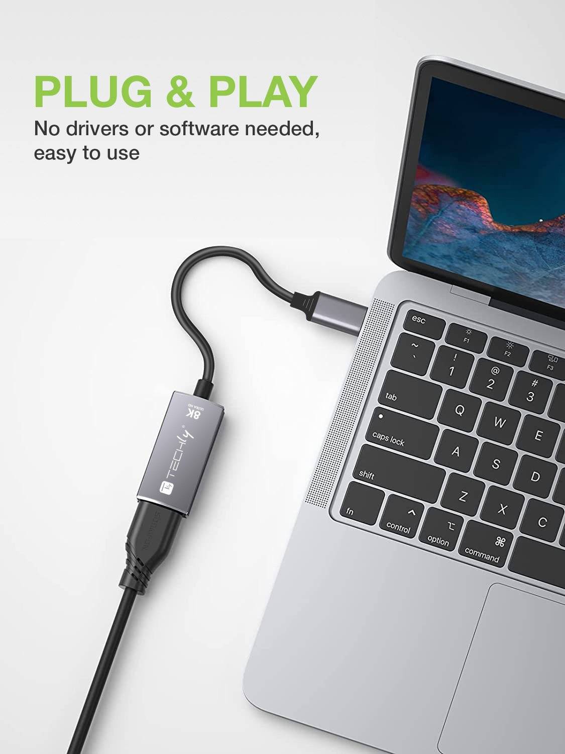 Techly Adapter Usb-C auf HDMI 2.1 IADAP-USBC-HDMI8 - Adapter - Digital/Daten