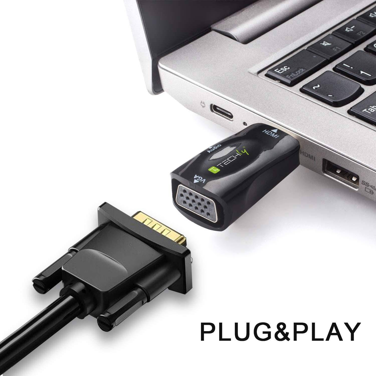 Konverter von HDMI auf VGA mit Audio -- Multimedia