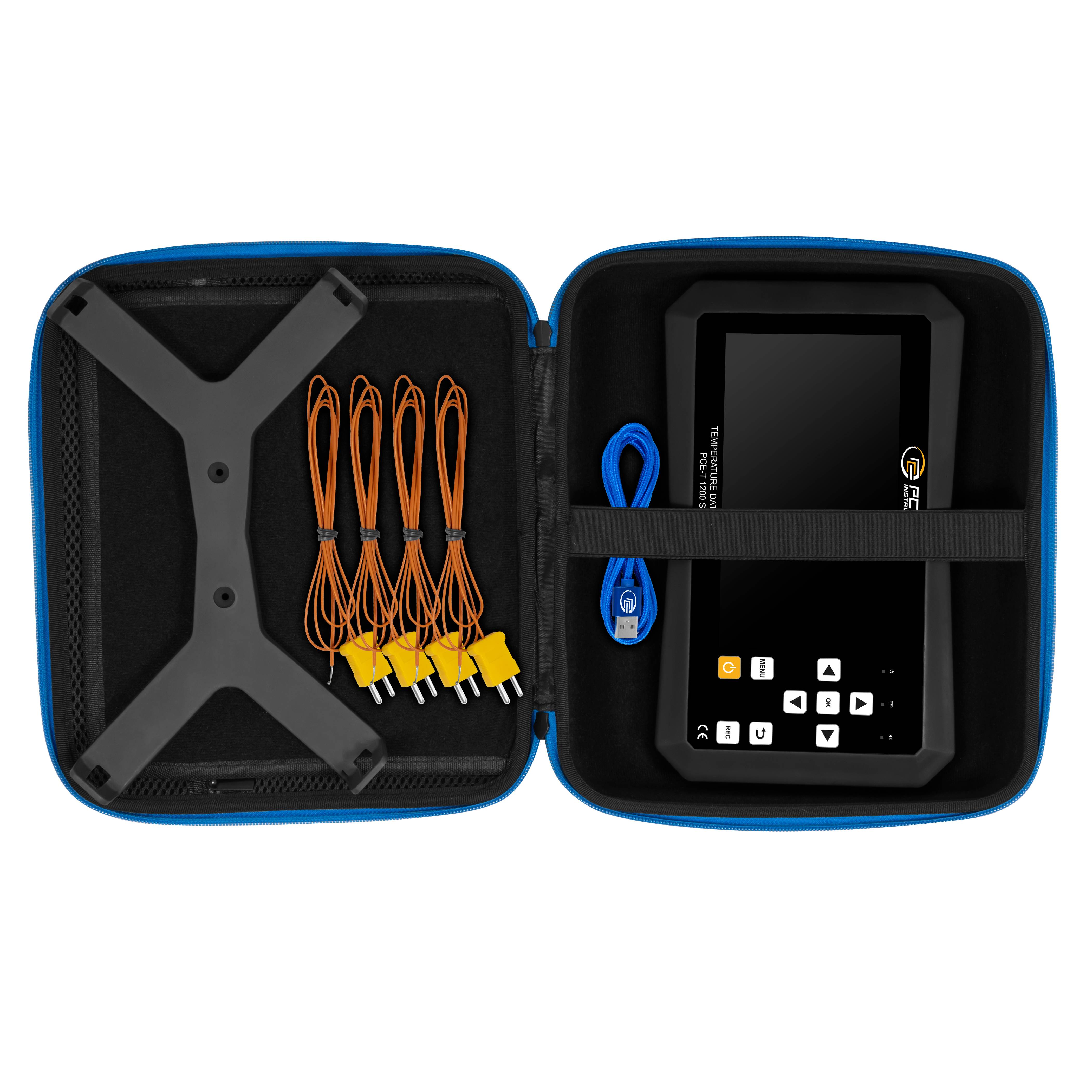 PCE Instruments PCE-T 1220 PCE-T 1220 Temperatur-Datenlogger Messgröße Temperatur -200 bis 1800°C