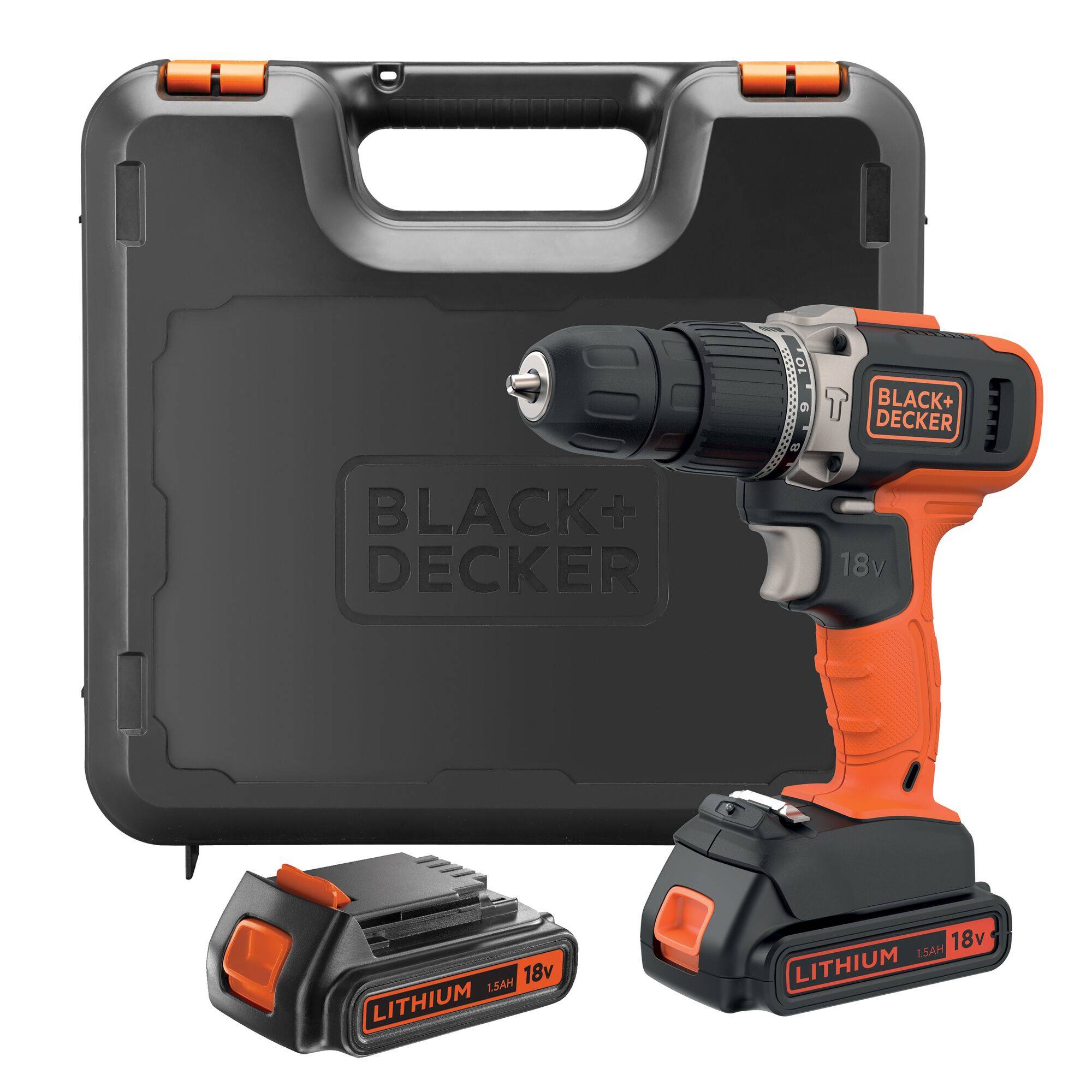 Black & Decker BCD003C2K - Schlagbohrhammer - schnurlos2 Geschwindigkeiten 10 mm