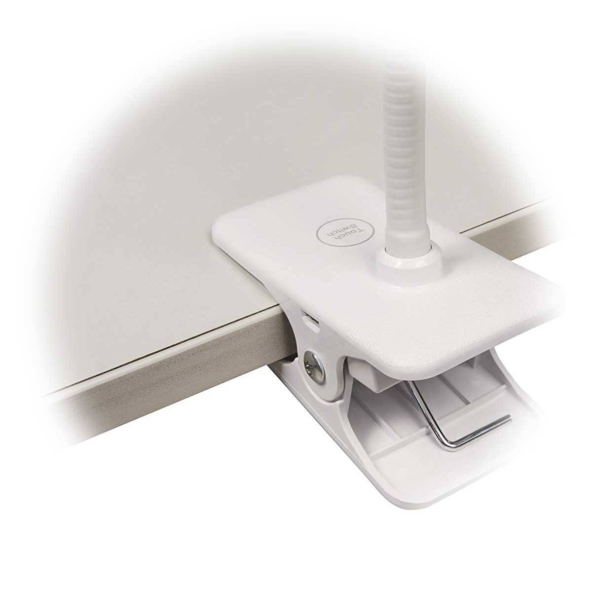 Lupenleuchte McShine "LL-52", 36 LEDs, Tisch- und Klemmleuchte, dimmbar, Kunststoff